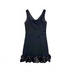 NEW KATIE J NYC women's meredith dress in black